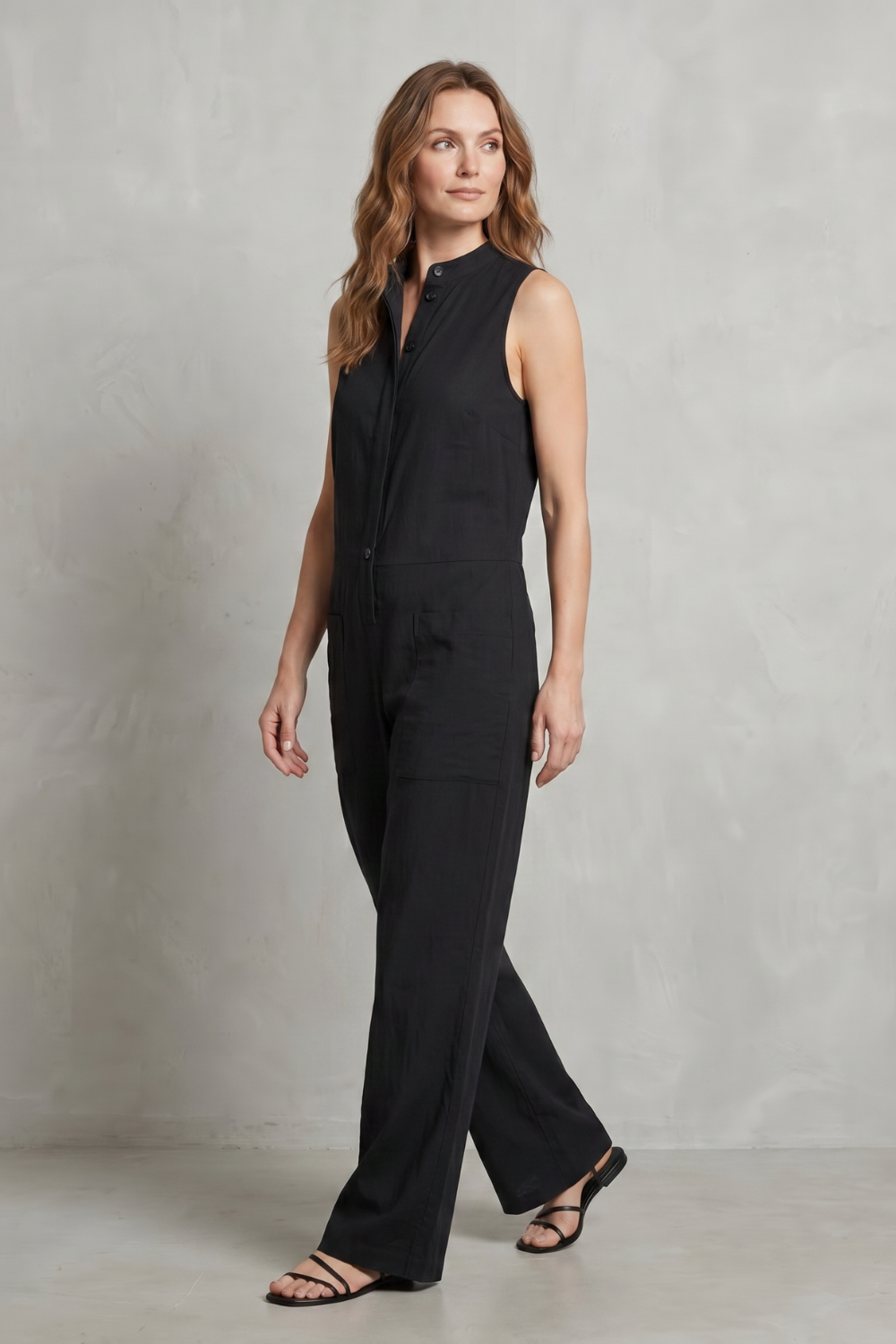 Tuta Donna Smanicata in Misto Cotone