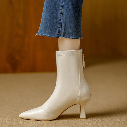 Rachele | Stivali Donna in Pelle Premium con Suola Alta