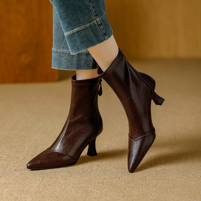 Rachele | Stivali Donna in Pelle Premium con Suola Alta