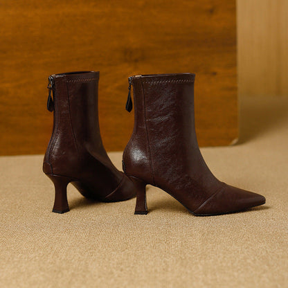 Rachele | Stivali Donna in Pelle Premium con Suola Alta