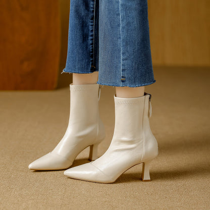 Rachele | Stivali Donna in Pelle Premium con Suola Alta