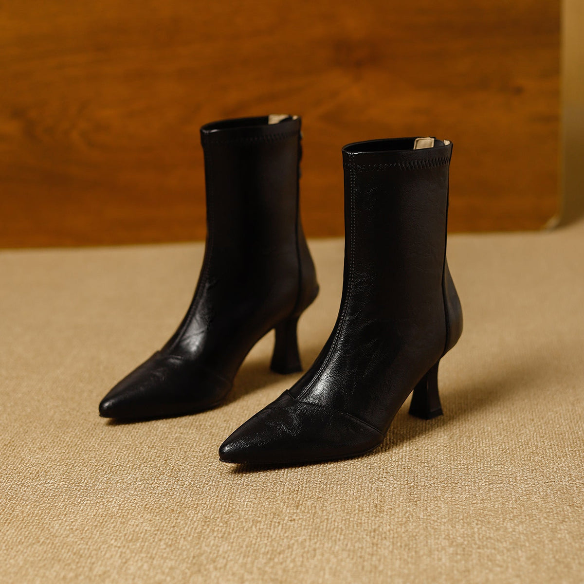 Rachele | Stivali Donna in Pelle Premium con Suola Alta