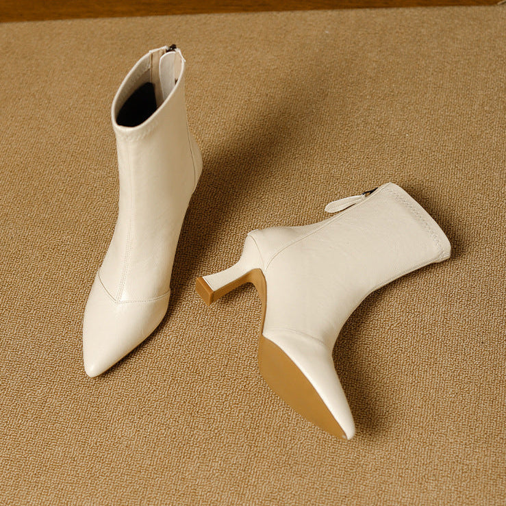Rachele | Stivali Donna in Pelle Premium con Suola Alta