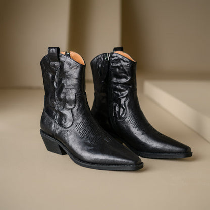 Nerina | Stivali Donna in Pelle Autentica Stile Western