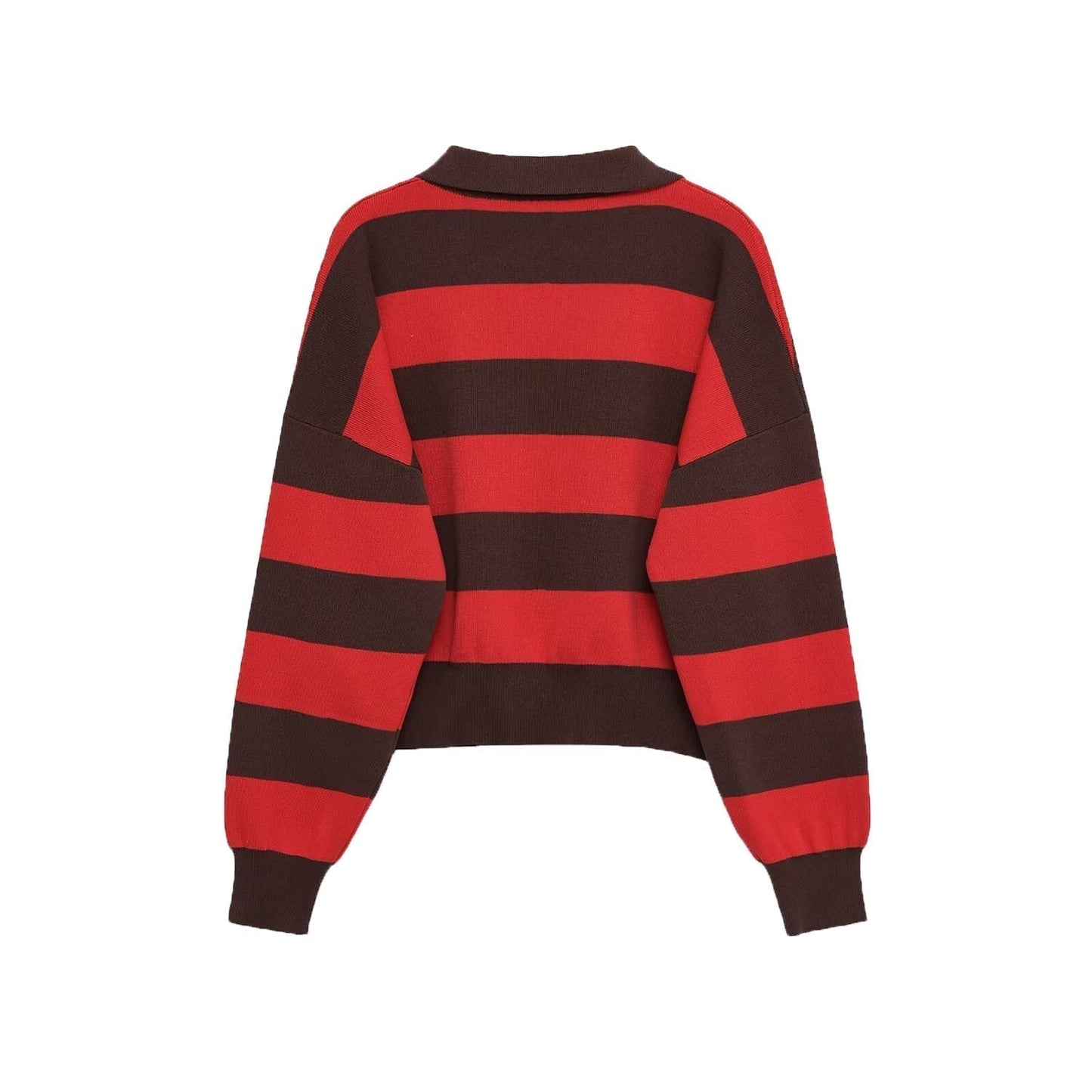 Maglione Crop Donna a Righe