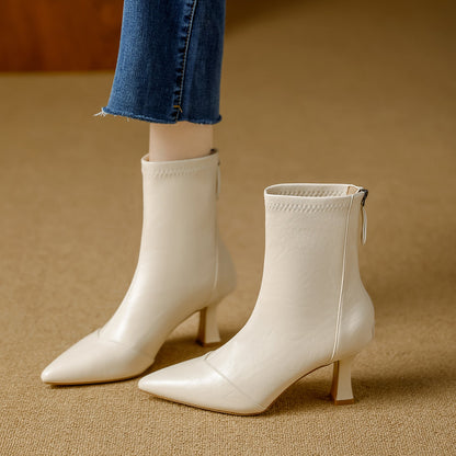 Rachele | Stivali Donna in Pelle Premium con Suola Alta
