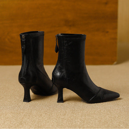 Rachele | Stivali Donna in Pelle Premium con Suola Alta