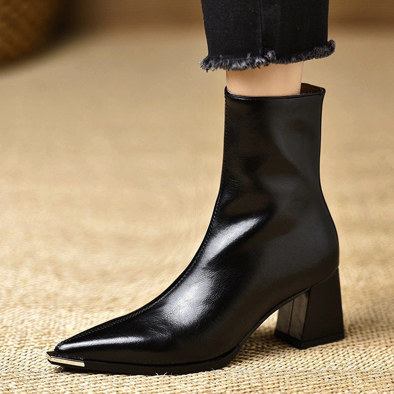 Mirella | Stivali Donna in Pelle Premium a Punta