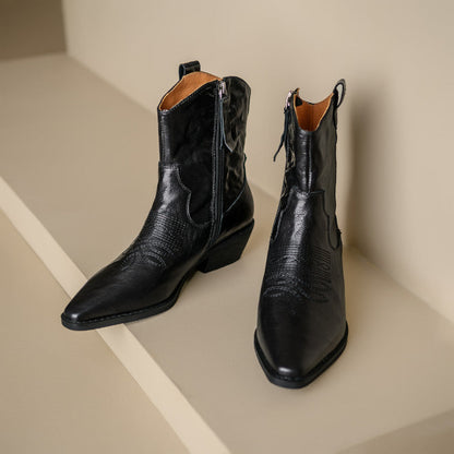 Nerina | Stivali Donna in Pelle Autentica Stile Western