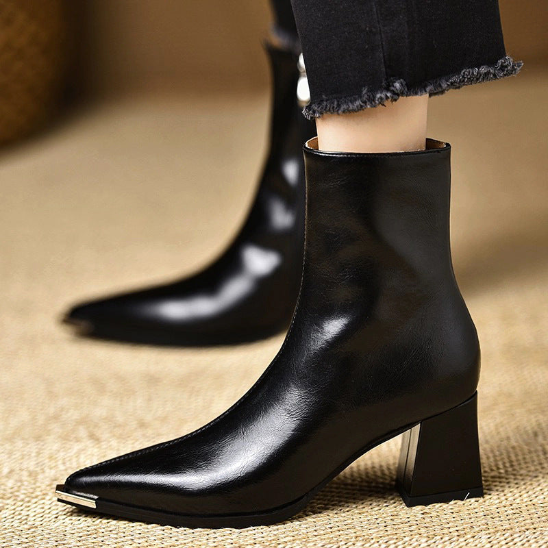 Mirella | Stivali Donna in Pelle Premium a Punta
