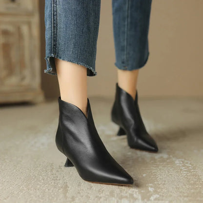 Vittoria | Stivali Donna con Tacco a Spillo e Zip Posteriore