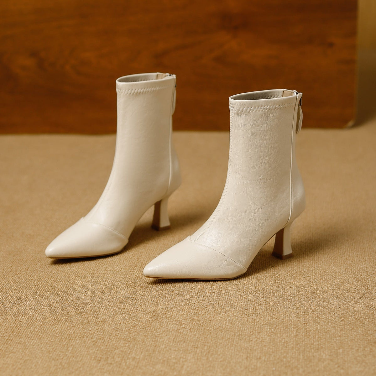 Rachele | Stivali Donna in Pelle Premium con Suola Alta
