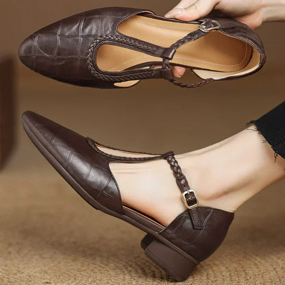 Scarpe Mary Jane Donna con Cinturino a T