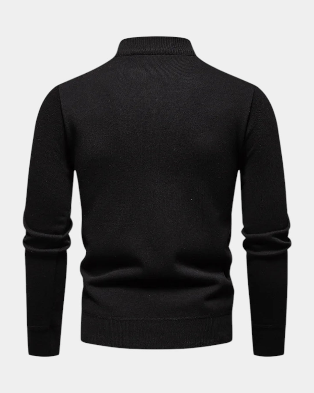 Maglione Uomo Mezza Zip in Cotone Design Pulito Versatile