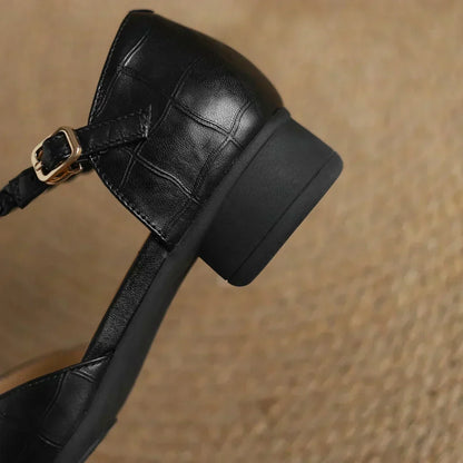 Scarpe Mary Jane Donna con Cinturino a T