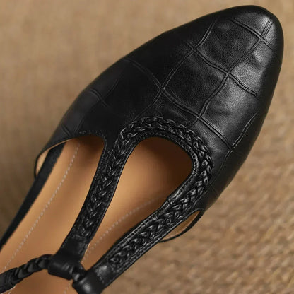 Scarpe Mary Jane Donna con Cinturino a T