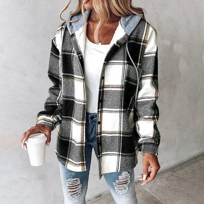 Élise | Overshirt Imbottito con Cappuccio
