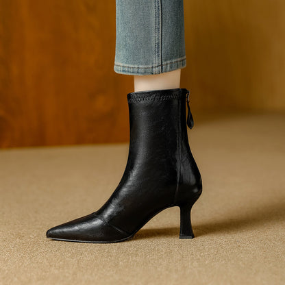 Rachele | Stivali Donna in Pelle Premium con Suola Alta