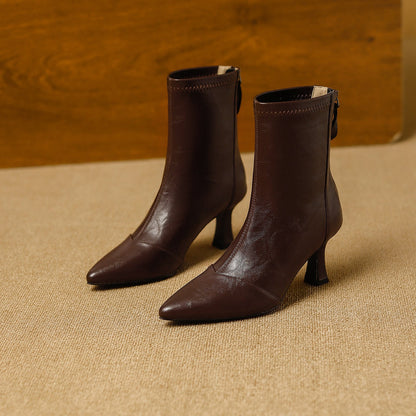 Rachele | Stivali Donna in Pelle Premium con Suola Alta