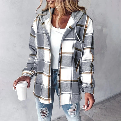 Élise | Overshirt Imbottito con Cappuccio