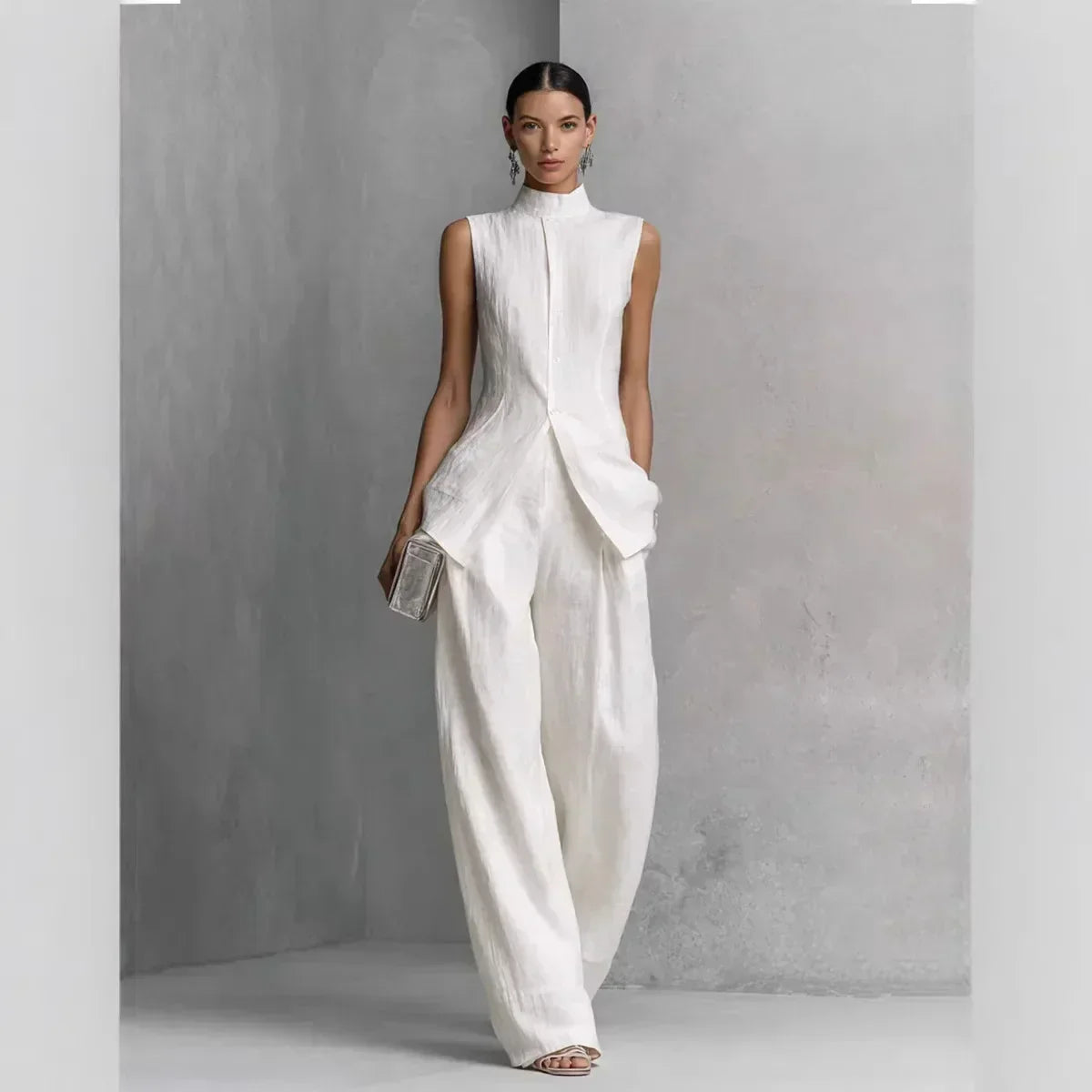 Alba | Completo Donna con Tasche sui Pantaloni