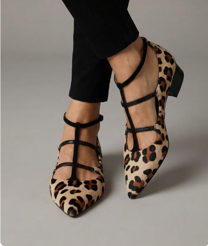 Ballerine Donna in Pelle Stampa Leopardata