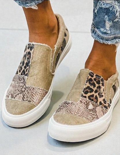Slip-On Donna Stampa Leopardata
