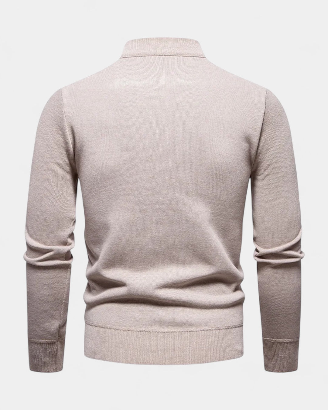 Maglione Uomo Mezza Zip in Cotone Design Pulito Versatile