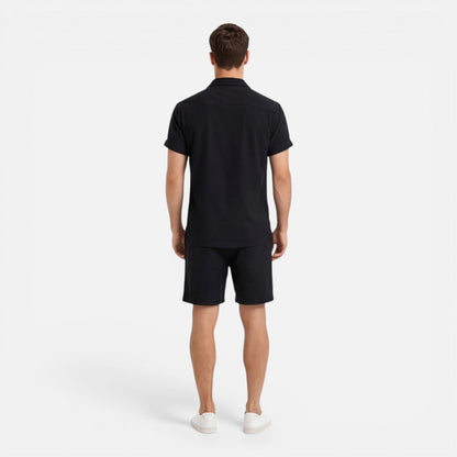 Completo Uomo Camicia e Shorts Leggero Estivo Co-Ord