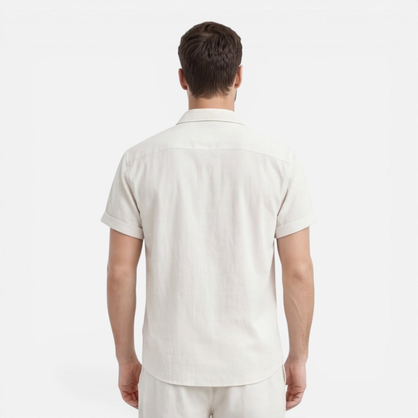 Completo Uomo Camicia e Shorts Leggero Estivo Co-Ord