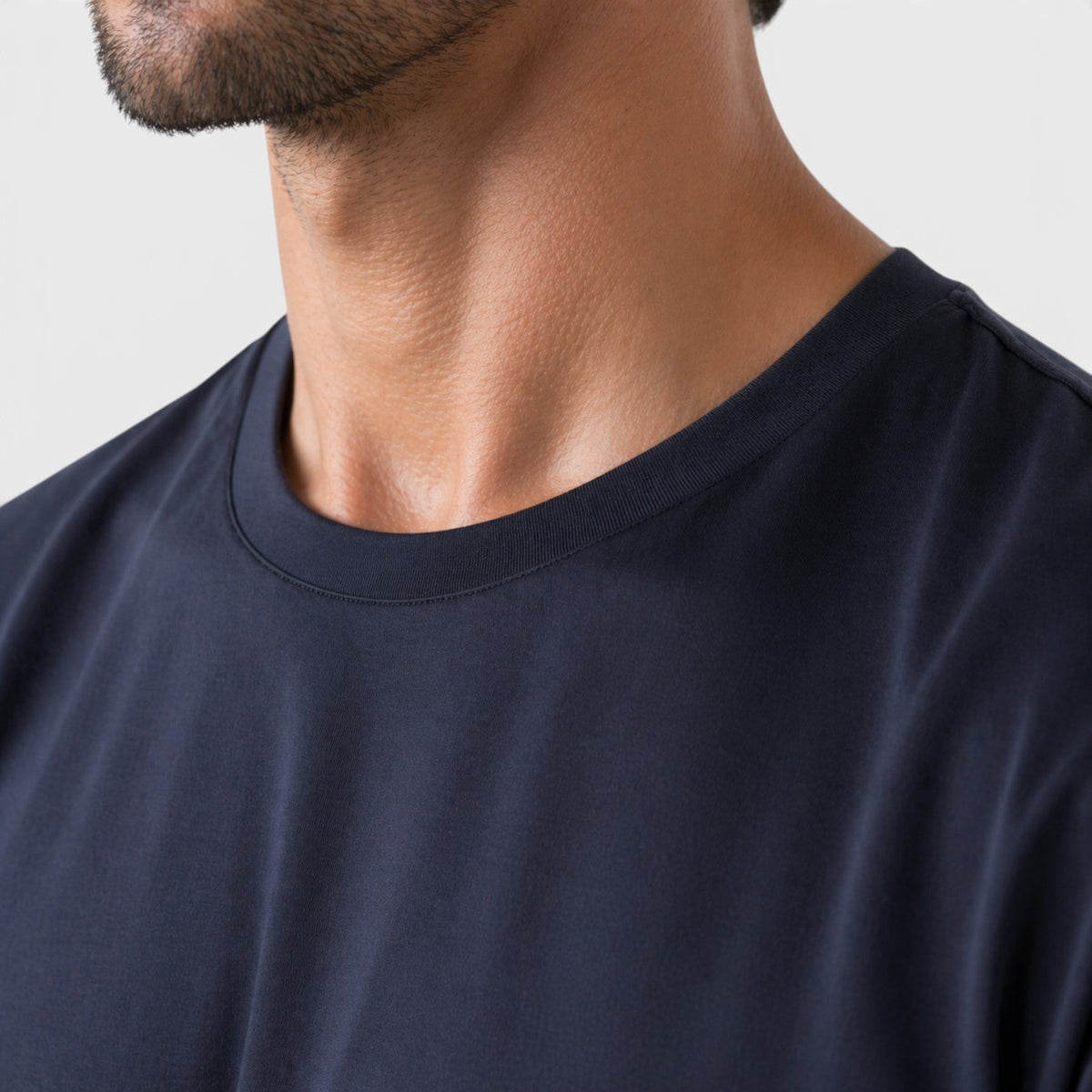 T-Shirt Uomo Ice Silk Effetto Seta Leggera Traspirante