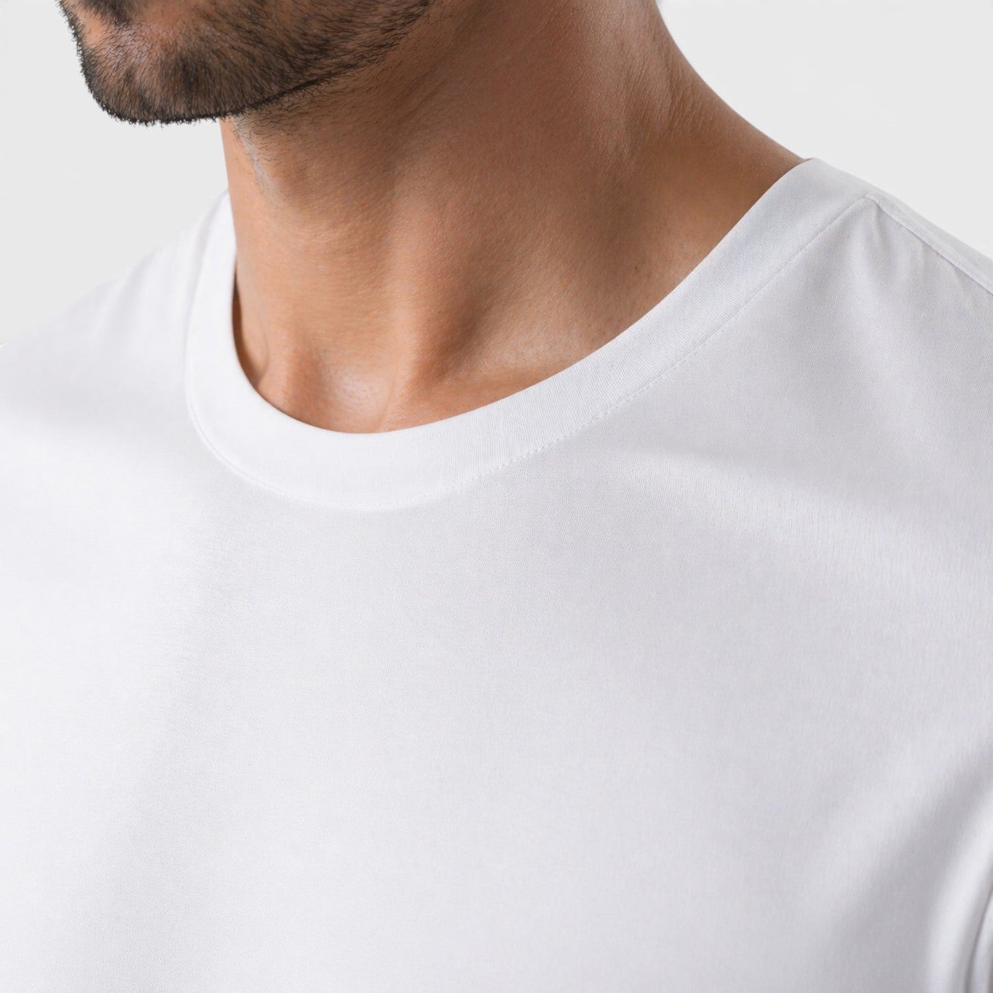 T-Shirt Uomo Ice Silk Effetto Seta Leggera Traspirante