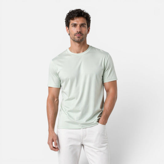 T-Shirt Uomo Ice Silk Effetto Seta Leggera Traspirante