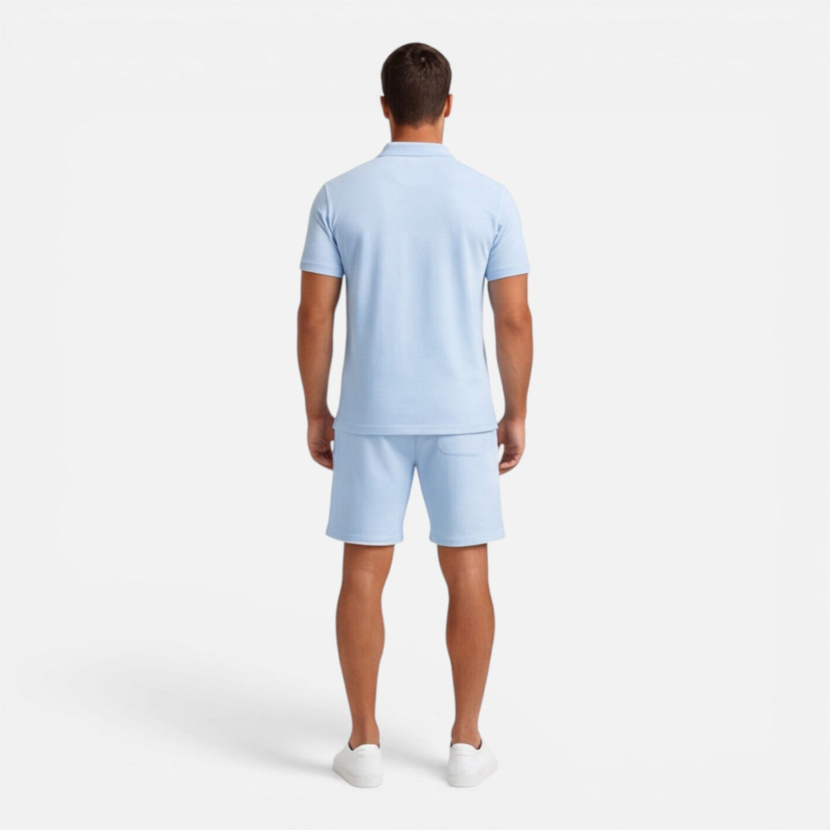 Completo Uomo Polo e Shorts Slim Fit Estivo Casual