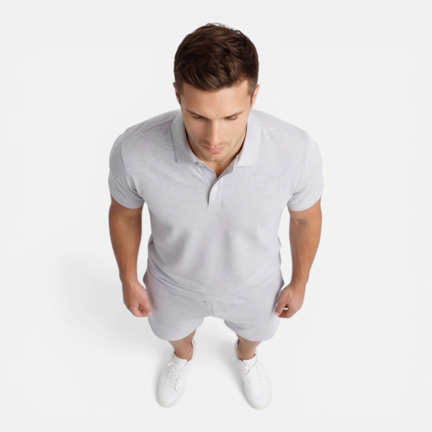 Completo Uomo Polo e Shorts Slim Fit Estivo Casual