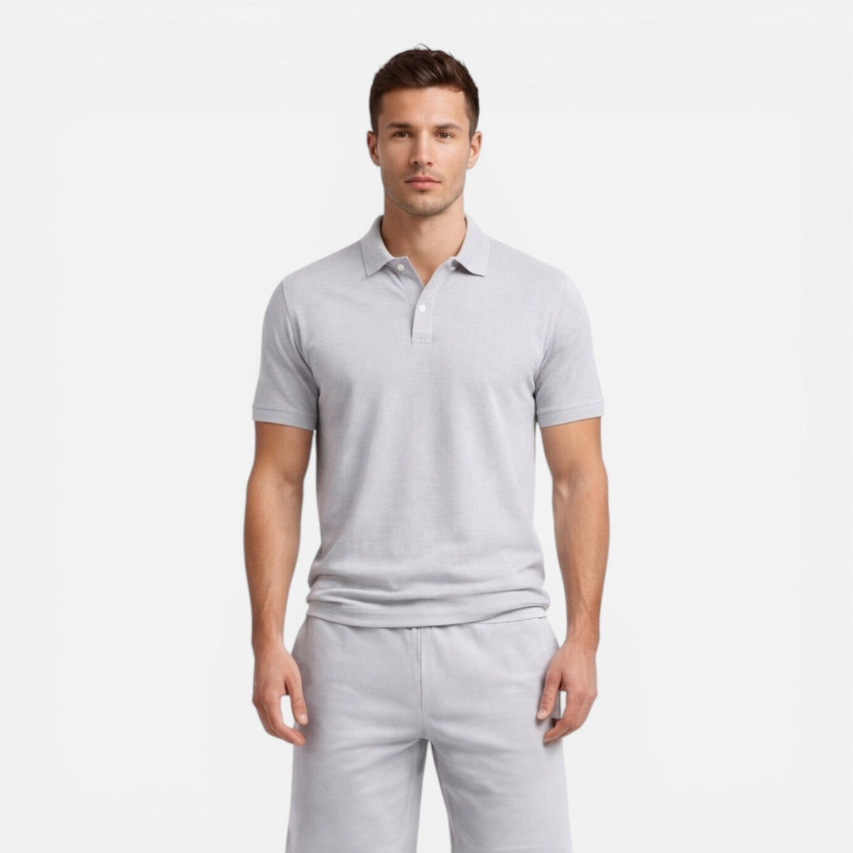 Completo Uomo Polo e Shorts Slim Fit Estivo Casual
