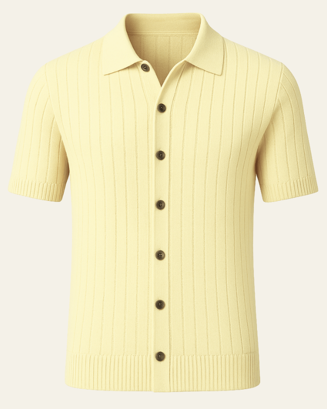 Polo Uomo Elegante in Cotone Knit Premium Estiva Setosa
