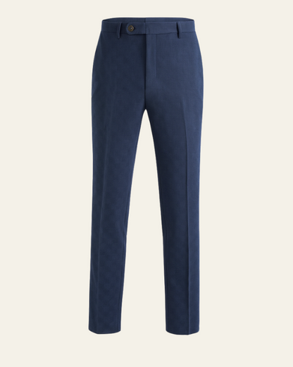 Pantaloni Uomo Su Misura Eleganti Silhouette Pulita Drappeggio