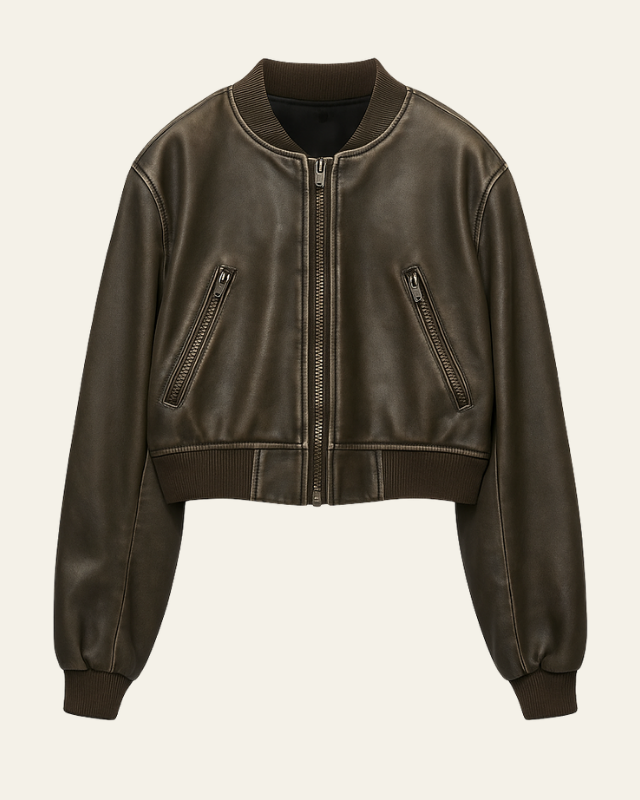 Bomber Donna in Pelle Vegana