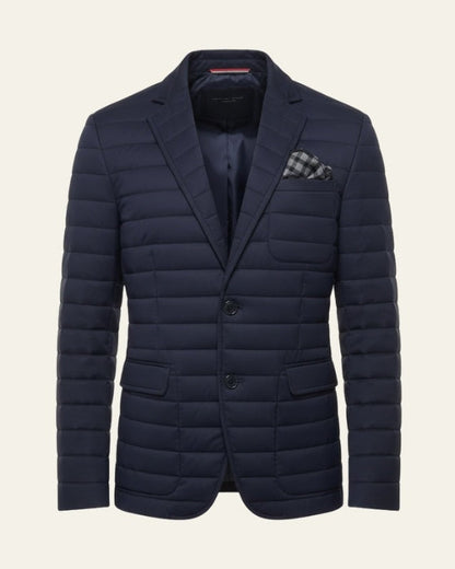 Blazer Uomo Trapuntato in Cotone Misto