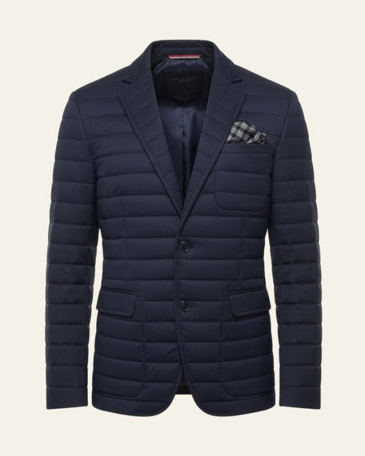 Blazer Uomo Trapuntato in Cotone Misto