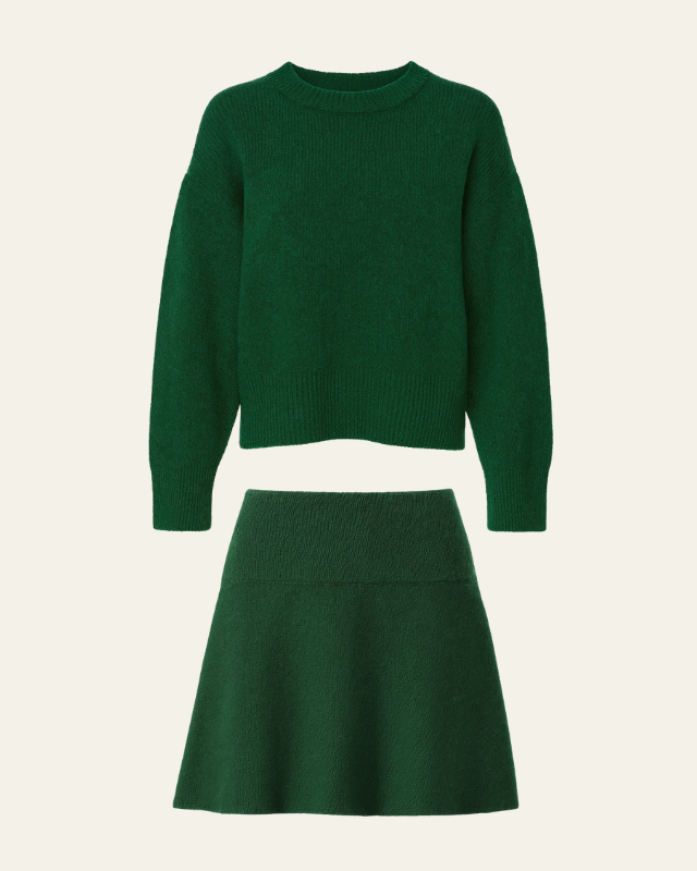 Completo Donna in Maglia di Lana