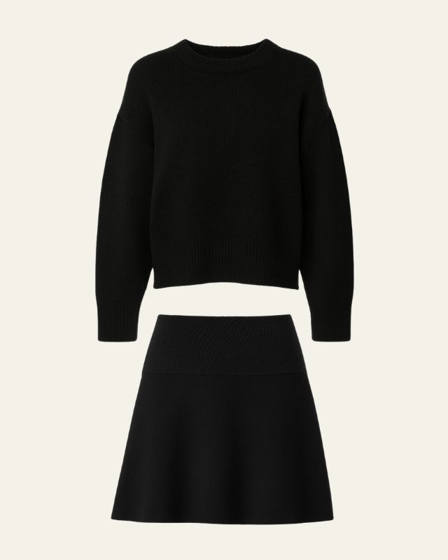 Completo Donna in Maglia di Lana