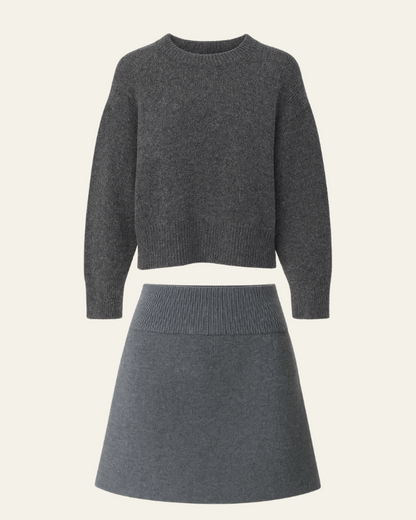 Completo Donna in Maglia di Lana