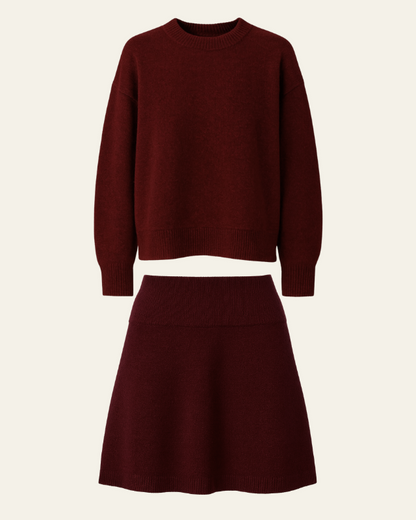 Completo Donna in Maglia di Lana