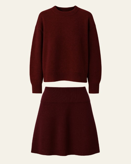 Completo Donna in Maglia di Lana