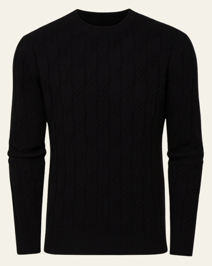 Maglione Uomo in Lana a Trecce Raffinatezza Senza Tempo Caldo