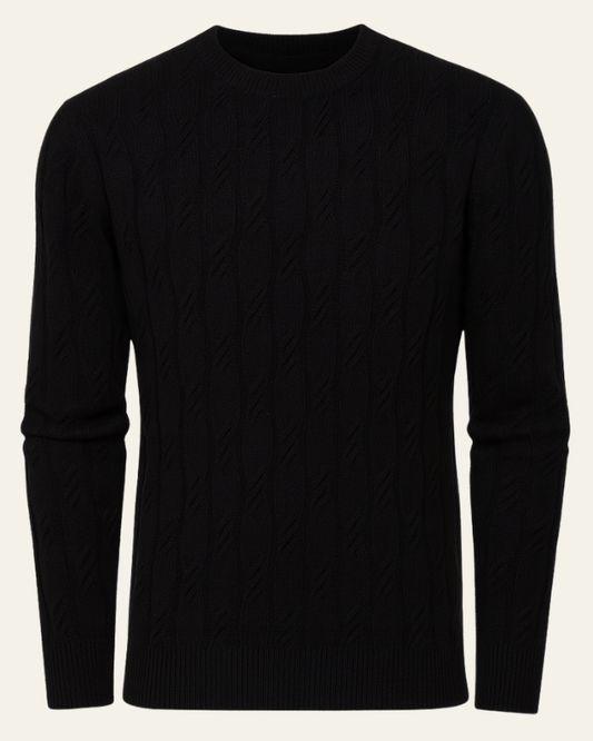 Maglione Uomo in Lana a Trecce