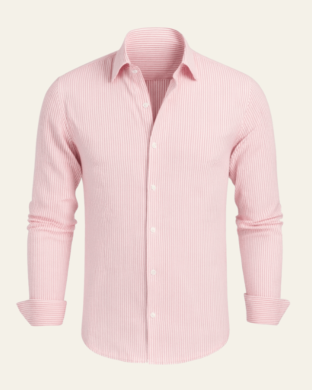 Camicia Uomo in Lino da Resort Misto Stile Costiero