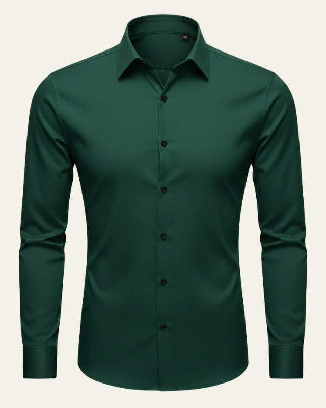 Camicia Uomo Elasticizzata Stretch Superficie Liscia